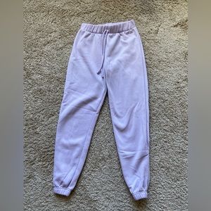 Women medium purple joggers
